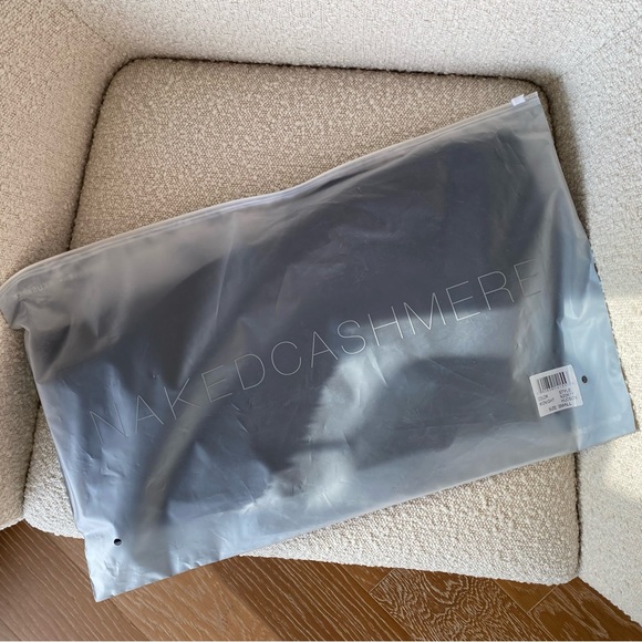 NWT NakedCashmere Hudson Wide Leg Cashmere Trousers 'Midnight' Size S - Picture 15 of 16